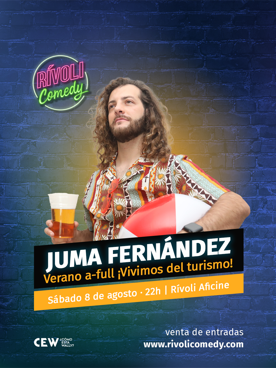 Cartel de Verano A-Full en Rívoli Aficine